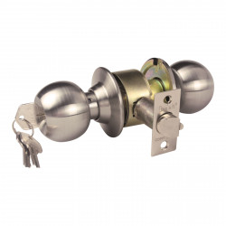 CERRADURA DE POMO ANTIMICROBIANA DORMITORIO ACE.INOX 201-RM-SS-BL
