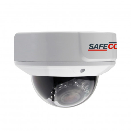 CAMARA IP SAFECOM DOMO 2MP POE MOTOR 2,7-13,5 ANTIVANDALICA