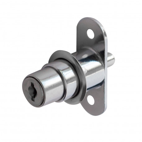 CERRADURA DE BOTON CORREDERA CON ALARGADOR NIQUEL STANDER SA-105