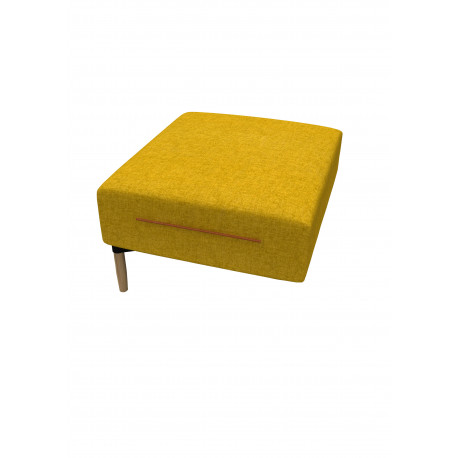 AURA AMARILLO EXTENSION DE SOFA CON 2 PATAS