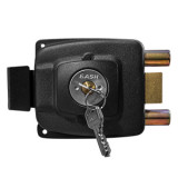 CERRADURA DE SOBREPONER ANTIMICROBIANA 1002 NEGRA