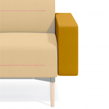 AURA AMARILLO, BRAZO PARA SOFA