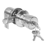 CERRADURA TUB POMO INOX SA-615 DORM/OFIC BL 615-RM-SS-BL