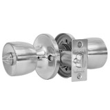 CERRADURA TUB POMO INOX SA-615 DORM/OFIC BL 615-RM-SS-BL