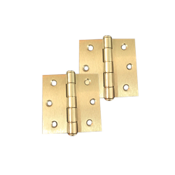 BISAGRAS ACERO BRONCE SATINADO 3 X 3" C/GOLILLA