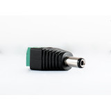 CONECTOR MACHO DC ATORNILLADO